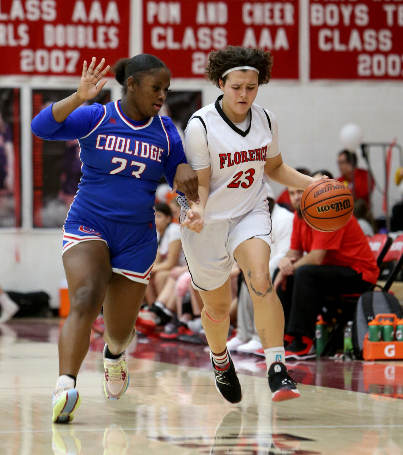 Florence vs. Coolidge girl's basketball